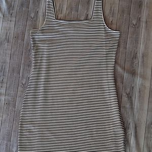 Kate Spade Saturday black and white stripe dress